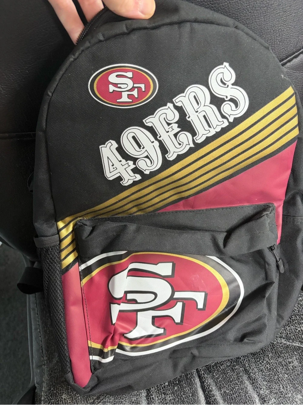 Vintage 90’s San Francisco 49ers NFL football Backpack school travel book bag